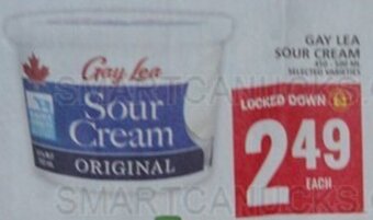 Food Basics GAY LEA SOUR CREAM offer
