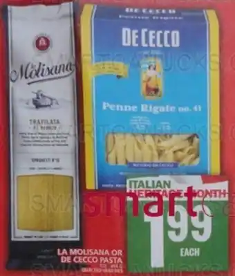 Food Basics LA MOLISANA OR DE CECCO PASTA offer
