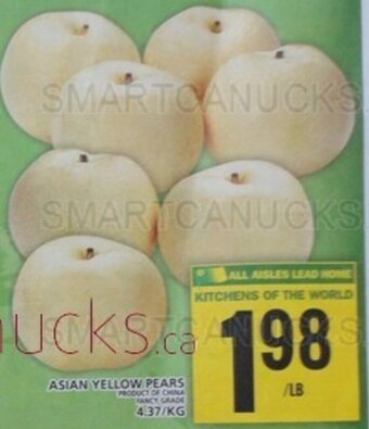 Food Basics ASIAN YELLOW PEARS offer