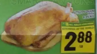 Food Basics AUTILITY DUCK 6.35/KG offer