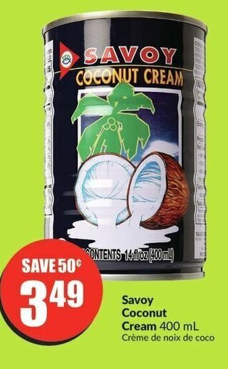 FreshCo Savoy Coconut Cream 400 mL offer