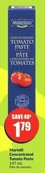 FreshCo Martelli Concentrated Tomato Paste 147 mL offer