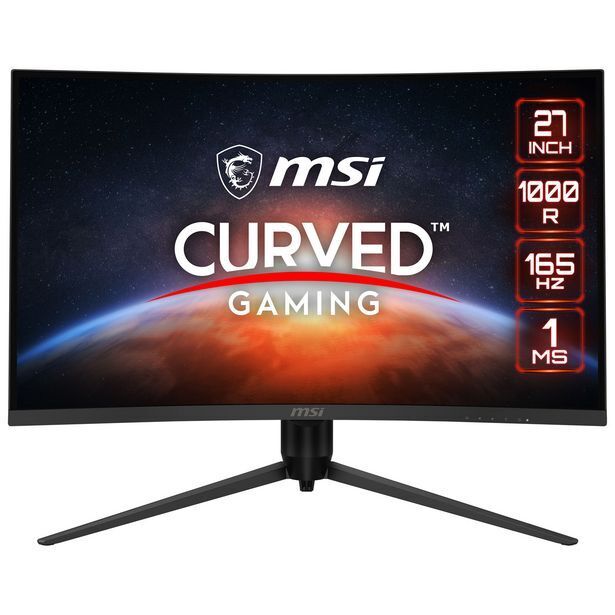 Best Buy Msi optix 27 fhd 165hz 1ms gtg 1000r curved va led freesync gaming monitor with has (g271cp) offer