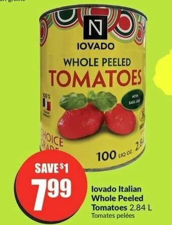 FreshCo lovado Italian Whole Peeled Tomatoes 2.84 L offer