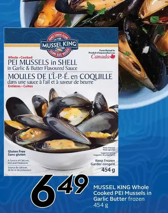 Sobeys Mussel king whole cooked pei mussels offer