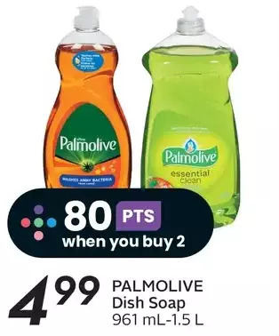 Sobeys Palmolive dish soap offer