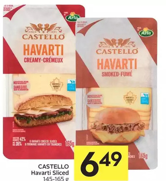 Foodland Castello havarti sliced offer