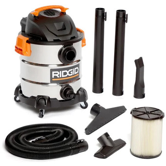 Home Depot Ridgid 37l/10-gallon stainless steel wet/dry vacuum offer