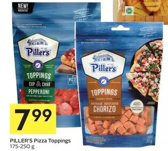Foodland Piller's pizza toppings offer