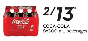 Sobeys Coca-cola beverages offer