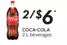Sobeys Coca-cola beverages offer