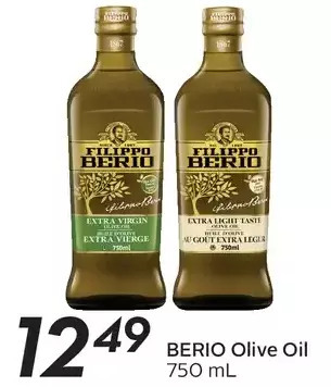Sobeys Berio olive oil offer