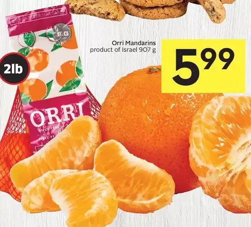 Foodland Orri mandarins offer
