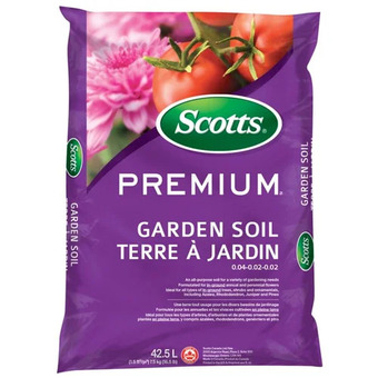 Home Depot Scotts premium garden soil offer