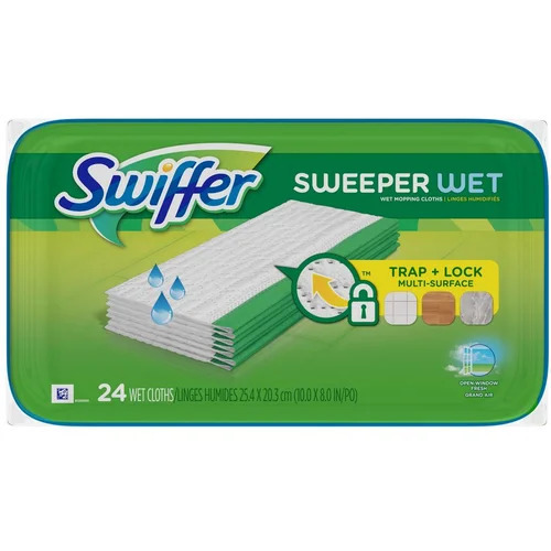 Home Depot 24-pack swiffer wet mopping refills offer