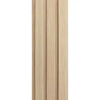Home Depot Fluted wall panels - oak offer