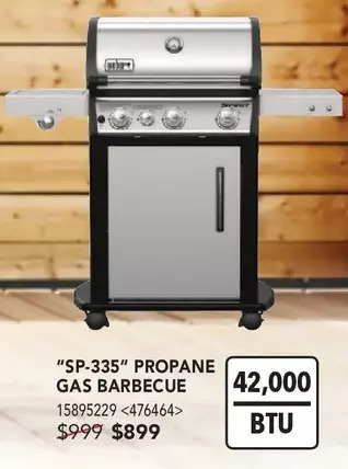RONA Weber sp-335 propane gas barbecue offer