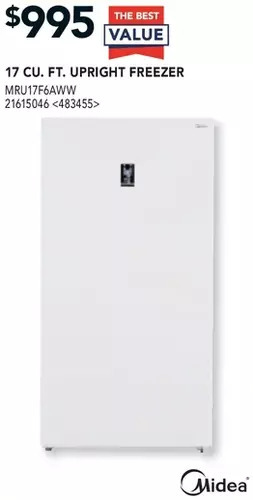 RONA Midea 17 cu. ft. upright freezer offer
