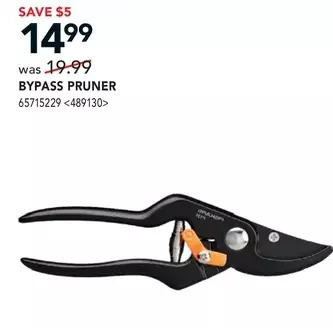 RONA Fiskars bypass pruner offer