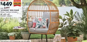 RONA Atwood egg chair offer