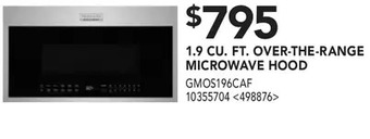 RONA 1.9 cu. ft. over-the-range microwave hood offer
