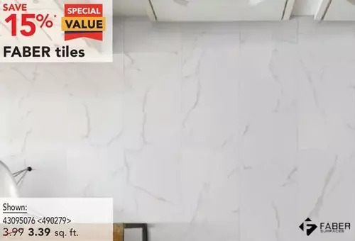 Lowe's Faber tiles offer