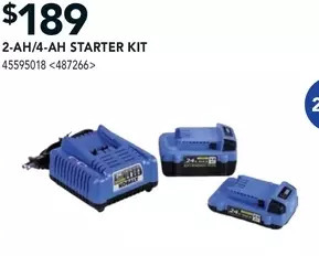 Lowe's Kobalt 2-ah/4-ah starter kit offer