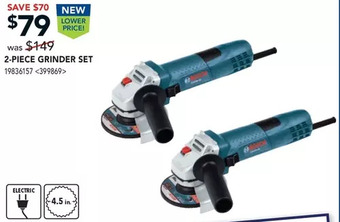 Lowe's Bosch 2-piece grinder set offer