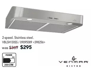 Lowe's Venmar undermount range hoods offer