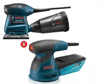 Lowe's Bosch 2-sander set offer