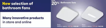 Lowe's Bathroom fans offer