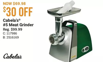 Cabela's Cabela's #5 meat grinder offer