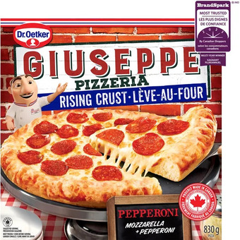 Walmart Dr. oetker giuseppe pizzeria rising or thin crust, easy pizzi or the good baker frozen pizza offer