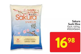 Walmart Sakura sushi rice offer
