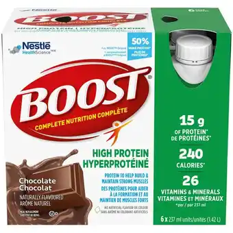 Walmart Boost nutritional beverages offer