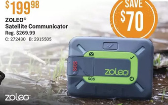 Cabela's Zoleo satellite communicator offer