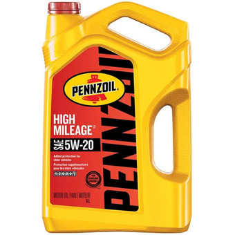 Walmart Pennzoil high mileage vehicle motor oil offer