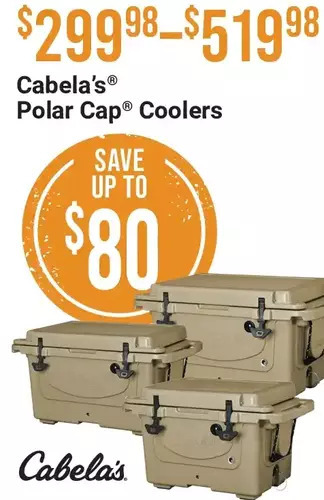 Cabela's Cabela's polar cap coolers offer