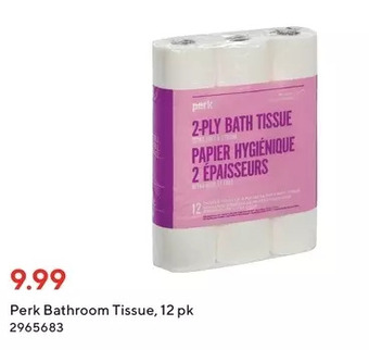 Staples Perk bathroom tissue offer