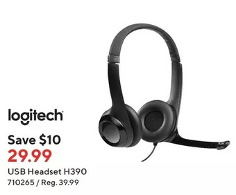 Staples Logitech usb headset h390 offer
