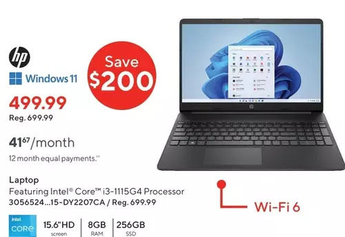 Staples Hp laptop offer