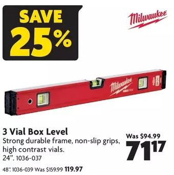 Home Hardware 3 vial box level 24 | 48 offer