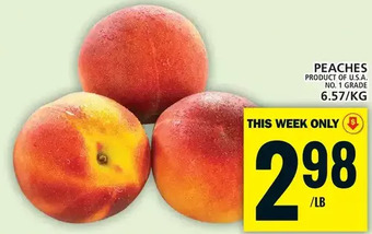 Food Basics Peaches offer