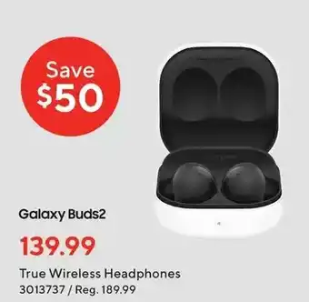 Staples Samsung galaxy buds2 true wireless headphones offer