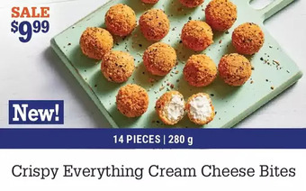 M & M Food Market Crispy everything cream cheese bites offer