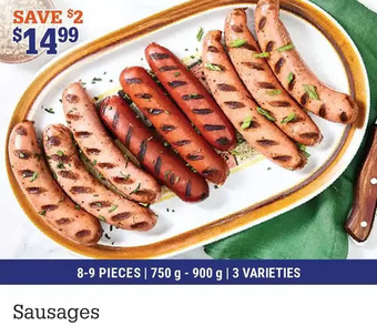 M & M Food Market Sausages offer