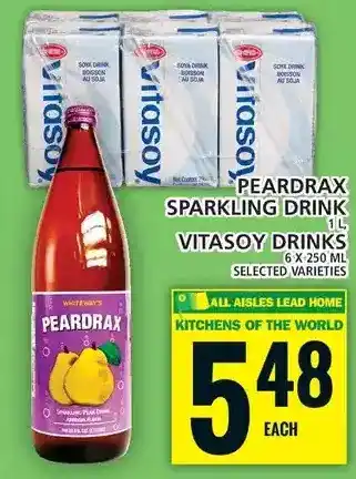 Food Basics Peardrax sparkling drink | vitasoy drinks offer
