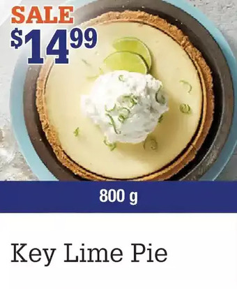 M & M Food Market Key lime pie offer