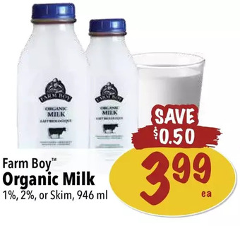 Farm Boy Farm boy organic milk offer