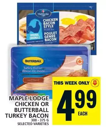 Food Basics Maple lodge chicken | butterball turkey bacon offer